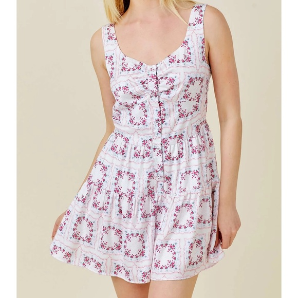 Pink Rose Romper - Picture 3 of 5